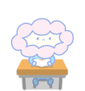 勉強するコロンぼうや